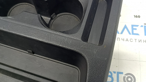Central console cup holders 2nd row Ford Explorer 20-23 black, scratches