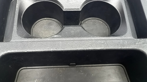 Central console cup holders 2nd row Ford Explorer 20-23 black, scratches