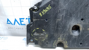 Toyota Prius 50 16-18 front bumper protection with tears