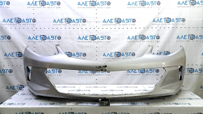 Front bumper bare Chevrolet Volt 16 - silver, scratches, dented