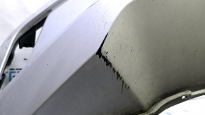 Front bumper bare Chevrolet Volt 16 - silver, scratches, dented