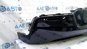 Chevrolet Volt 16 rear bare lower bumper - black, broken mount