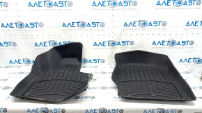 Set of floor mats for Ford Explorer 20-22 WeatherTeach, black rubber