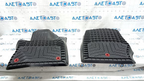 Set of floor mats for Ford Explorer 20-22 WeatherTeach, black rubber