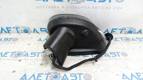 Left side mirror assembly for Volvo XC90 16-23, 14+4 pins, turn signal, heated, auto-dimming, BSM, camera, black, scratches