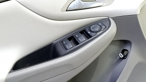 Door trim panel front left Chevrolet Volt 16 - gray, gray insert, gray leather armrest, with window lift control, without gas filler flap button, worn