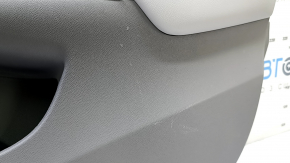 Door trim panel front right Chevrolet Volt 16 - gray, gray insert, armrest leather gray, with a button for the center lock, with a window lift control, worn