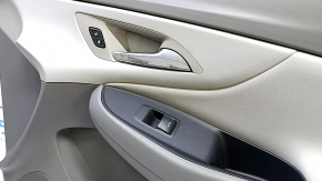 Door trim panel front right Chevrolet Volt 16 - gray, gray insert, armrest leather gray, with a button for the center lock, with a window lift control, worn