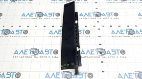 Ford Explorer 20-23 rear left side door trim, gloss black, cracks in glass, scratches