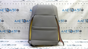 Driver's seat upholstery, upper part, Honda Accord 18-22, gray leather, heated, ventilated, dry-cleanable