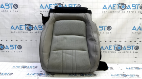 Driver's seat upholstery, lower part, Honda Accord 18-22, gray leather, heated, ventilated, worn, dry cleanable