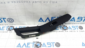 Front right window lift control for a 2021 Ford Explorer, black and chrome, with trim, broken mount, scratches