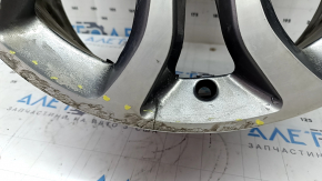 Wheel rim R17 x 7J ET 48.5 Mercedes C-class W205 15-18 type 2 curb, peeling paint