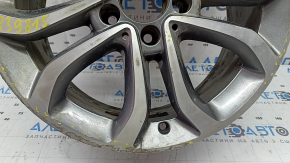 Wheel rim R17 x 7J ET 48.5 Mercedes C-class W205 15-18 type 2 curb, peeling paint