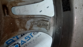 Wheel rim R17 x 7J ET 48.5 Mercedes C-class W205 15-18 type 2 curb, peeling paint