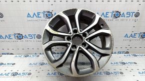 Wheel rim R17 x 7J ET 48.5 Mercedes C-class W205 15-18 type 2 curb, peeling paint