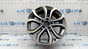 Wheel rim R17 x 7J ET 48.5 Mercedes C-class W205 15-18 type 2 curb, peeling paint