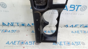 Lexus CT200h 11-13 center console cup holder trim, no pocket, dry-cleanable