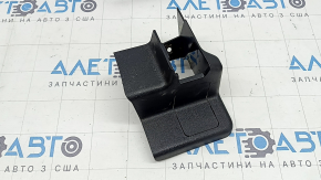 Rear left passenger seat runner plug for Ford Explorer 20-23, black, with trim