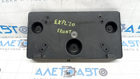 Ford Explorer 20-23 front bumper license plate, black, scratches, dents