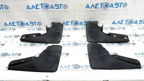Mudguards, 4-piece set, Ford Explorer 20-24 WeatherTeach, black, scratched, scuffed
