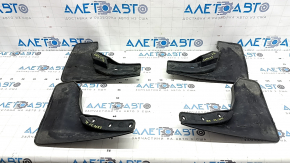 Mudguards, 4-piece set, Ford Explorer 20-24 WeatherTeach, black, scratched, scuffed