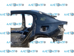 Polestar 2 21-25 rear left quarter wing on body, black 019