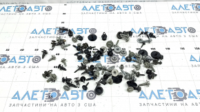Incomplete set of hardware for the bumper, hood, and fenders of a Ford Explorer 20-23