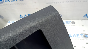 Rear center console trim for Ford Explorer 20-23, black, for climate control, with pocket, scratches, broken fasteners