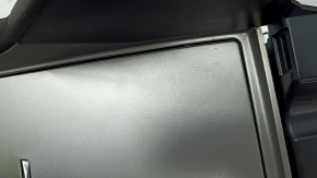 Ford Explorer 20-24 AWD center console trim with cup holder, gray with chrome, scratches
