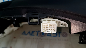 Lexus CT200h 11-13 black, scratched dashboard with airbag