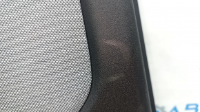 Door trim, rear left, Polestar 2 21-25, black, plastic, armrest, cloth, insert, black cloth, with handle, scratches