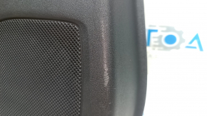 Door trim, rear left, Polestar 2 21-25, black, plastic, armrest, cloth, insert, black cloth, with handle, scratches