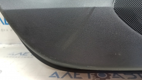 Door trim, rear left, Polestar 2 21-25, black, plastic, armrest, cloth, insert, black cloth, with handle, scratches