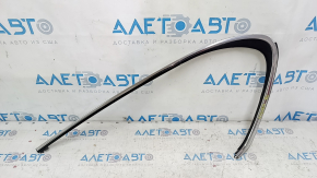 Upper rear left door molding for a Lexus CT200h, 11-17 scratches