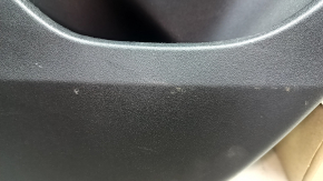 Door trim, rear right card, Polestar 2 21-25, black, plastic, armrest, black cloth, insert, black cloth, with handle, worn