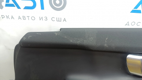 Door trim, front right card, Polestar 2 21-25, black, plastic, armrest, black cloth, insert, black cloth, with handle, needs cleaning, scratches