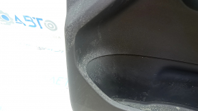 Door trim, front right card, Polestar 2 21-25, black, plastic, armrest, black cloth, insert, black cloth, with handle, needs cleaning, scratches