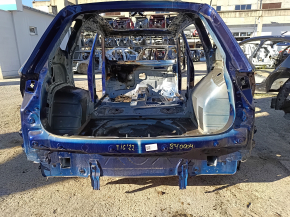 VW Tiguan 18-24 rear panel, 2 parts, on the body, blue