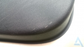 Door trim, front left, Polestar 2 21-25, black, plastic, black cloth armrest, black cloth insert, with handle, needs cleaning, scratches, cracks