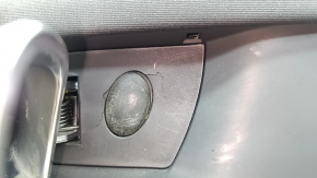 Door trim, front left, Polestar 2 21-25, black, plastic, black cloth armrest, black cloth insert, with handle, needs cleaning, scratches, cracks