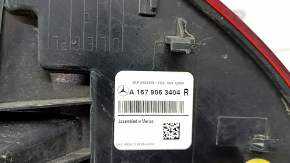 Right outer wing light Mercedes W167 GLE 350 450 20-23 cracks in glass, scratches