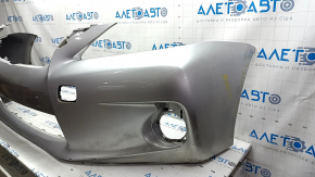 Bare front bumper Lexus CT200h 11-13 pre-restoration, silver 1J4, cracks, scuffs, scratches, broken fasteners, fake