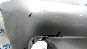 Bare front bumper Lexus CT200h 11-13 pre-restoration, silver 1J4, cracks, scuffs, scratches, broken fasteners, fake
