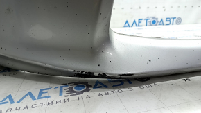 Bare front bumper Lexus CT200h 11-13 pre-restoration, silver 1J4, cracks, scuffs, scratches, broken fasteners, fake