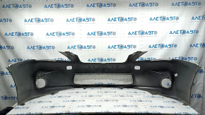 Bare front bumper Lexus CT200h 11-13 pre-restoration, silver 1J4, cracks, scuffs, scratches, broken fasteners, fake