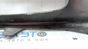 Bare front bumper Lexus CT200h 11-13 pre-restoration, silver 1J4, cracks, scuffs, scratches, broken fasteners, fake