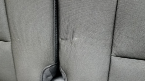 Rear seat, 3rd row, Ford Explorer 20-23, black cloth, mechanical, dents, needs cleaning