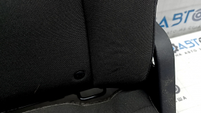 Rear seat, 3rd row, Ford Explorer 20-23, black cloth, mechanical, dents, needs cleaning