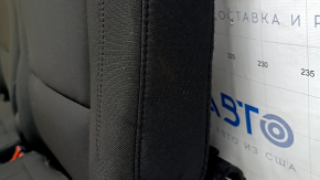 Rear seat, 3rd row, Ford Explorer 20-23, black cloth, mechanical, dents, needs cleaning